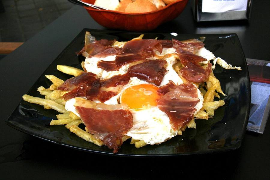 Cazuela de jamón