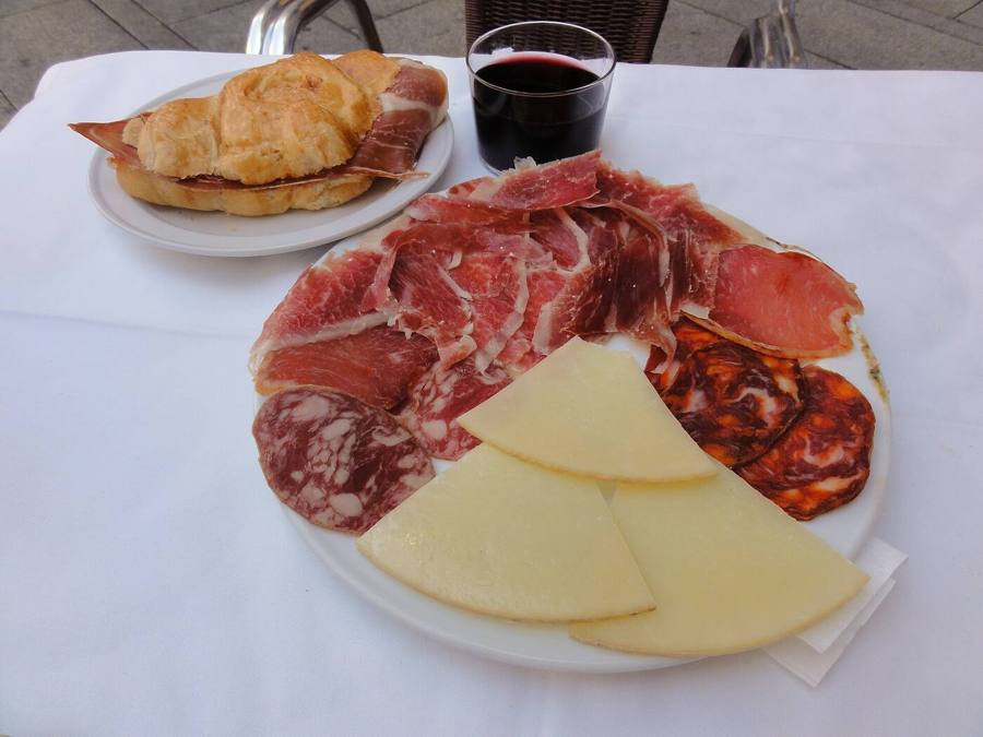Combinado ibérico con queso